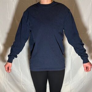 Carhartt Navy Long Sleeve Crewneck